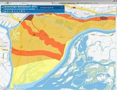 Beleidskaart archeologie Dordrecht