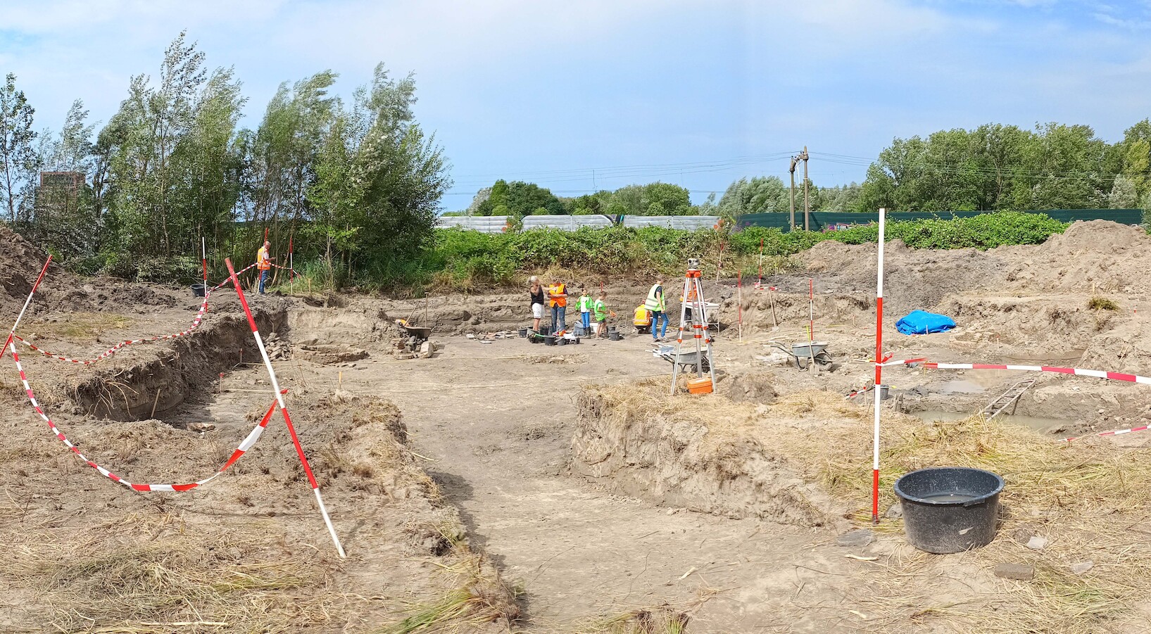 Opgraving buitenplaats Groenhove, augustus 2024